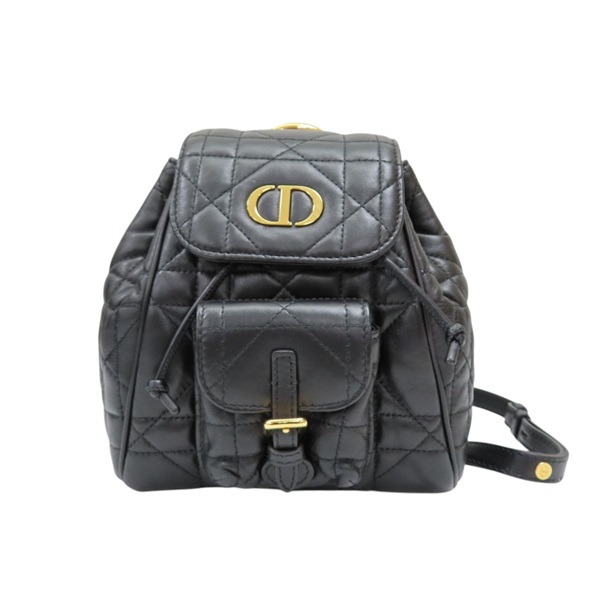 黑色 羊皮 Dior Caro 小型後背包【Dior 迪奧】 M6302UNOZ