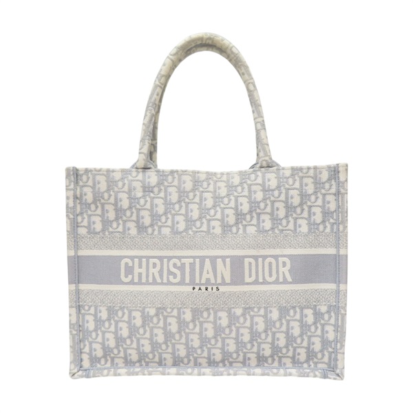 灰色 提花帆布 Book Tote 中型 托特包 手提包 M1296ZRIW【Dior 迪奧 】 M1296ZRIW