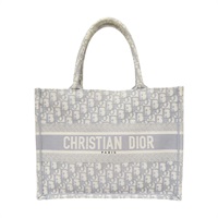 灰色 提花帆布 Book Tote 中型 托特包 手提包 M1296ZRIW【Dior 迪奧 】 M1296ZRIW