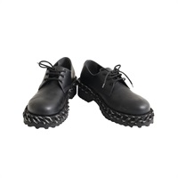 BALENCIAGA 巴黎世家 Rope Derby 牛津鞋 #40 黑色牛皮 549975