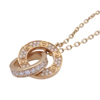 18K玫瑰金 鑽石 Love 項鍊【Cartier 卡地亞】 B7224528