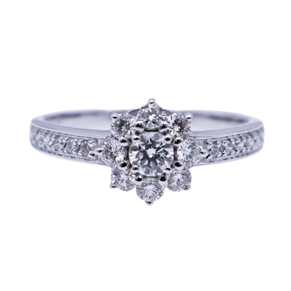 18K白金 鑽石 戒指【JEWELRY 無品牌珠寶】 Diamond 2.5g