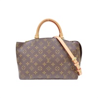 棕色 原花 PVC帆布 Grand Palais 两用包 無鎖頭【LOUIS VUITTON LV 路易威登】 M45898