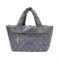 黑色尼龍 Coco 空氣包 手提包 無卡【CHANEL 香奈兒】 A48610