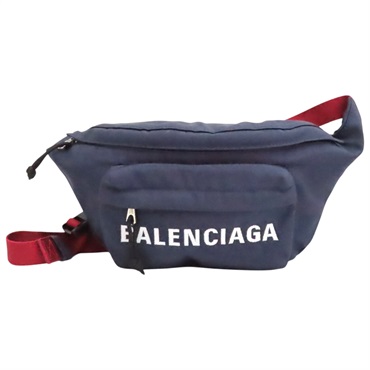 藍色 帆布 Wheel Belt 腰包【BALENCIAGA 巴黎世家】 528862