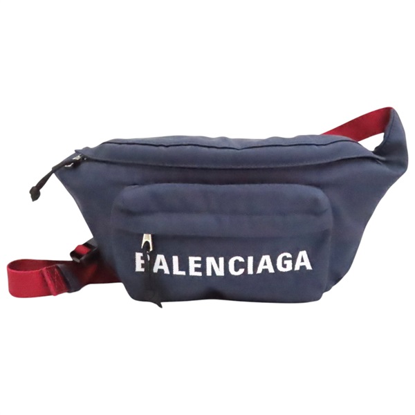 藍色 帆布 Wheel Belt 腰包【BALENCIAGA 巴黎世家】 528862