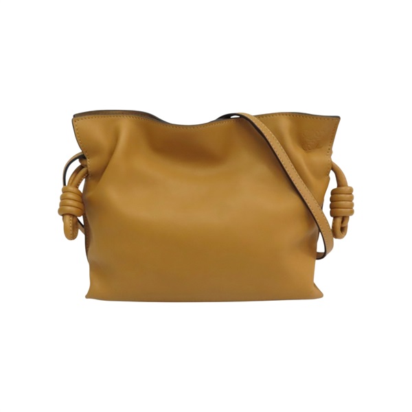 暖沙色 皮革 Flamenco Clutch Mini 肩背包【LOEWE 羅威】 A411