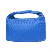 海軍藍 羊皮 Veneta Hobo 肩背包【BOTTEGA VENETA BV 寶緹嘉】 115653