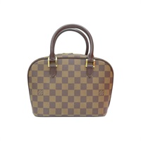 棕色 棋盤格 PVC塗層帆布 Sarria Mini 手提包【LOUIS VUITTON LV 路易威登】 N51286