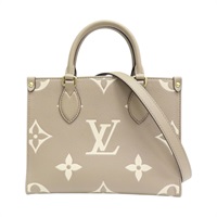 斑鳩灰色 牛皮 OnTheGo PM 兩用包【LOUIS VUITTON LV 路易威登】 M45779