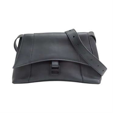 黑色 牛皮 Downtown 肩背包【BALENCIAGA 巴黎世家】 671353