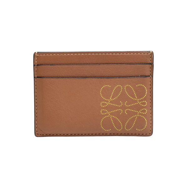 棕色 牛皮 卡夾 名片夾【LOEWE 羅威】