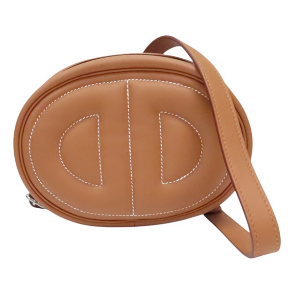 金棕色 Swift牛皮 In The Loop 腰包 胸包 W刻 銀釦【HERMES 愛馬仕】 H080211CK37