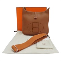 金棕色 TC牛皮 Evelyne Poche 29 肩背包 B刻【HERMES 愛馬仕】 H056277CK