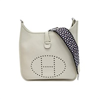 冰川白 TC牛皮 Evelyne Poche 29 肩背包 B刻【HERMES 愛馬仕】 H056277CK