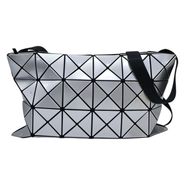 銀色 PVC Lucent 4 x 6 肩背包【BAO BAO ISSEY MIYAKE 三宅一生】 BB28AG054