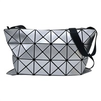 銀色 PVC Lucent 4 x 6 肩背包【BAO BAO ISSEY MIYAKE 三宅一生】 BB28AG054