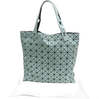 綠色 10x10 PVC 托特包【BAO BAO ISSEY MIYAKE 三宅一生】 BB16AG513