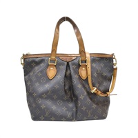 棕色 原花帆布 Palermo PM 肩背包 M40145【LOUIS VUITTON LV 路易威登】 M40145