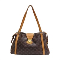 棕色 原花 帆布 Stresa PM 肩背包【LOUIS VUITTON LV 路易威登】 M51186