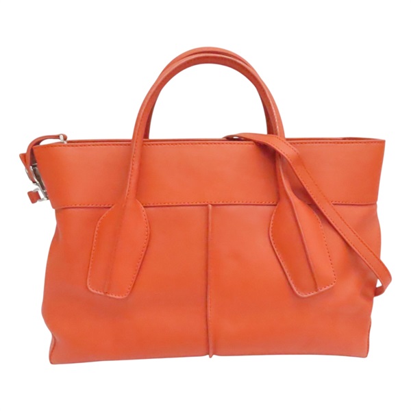 橘色 牛皮 D-Styling 兩用包【TOD'S托德斯】