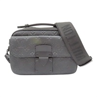 黑色 壓紋牛皮 S Lock 郵差包 肩背包【LOUIS VUITTON LV 路易威登】 M58489