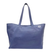 藍色 牛皮 East West 托特包 肩背包【LOEWE 羅威】 308.20.K84