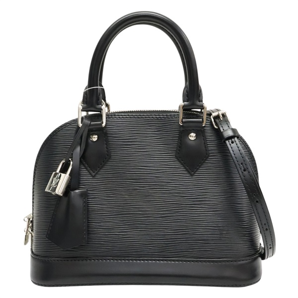 黑色 EPI 水波紋牛皮 ALMA BB 兩用包【LOUIS VUITTON LV 路易威登】 M24645