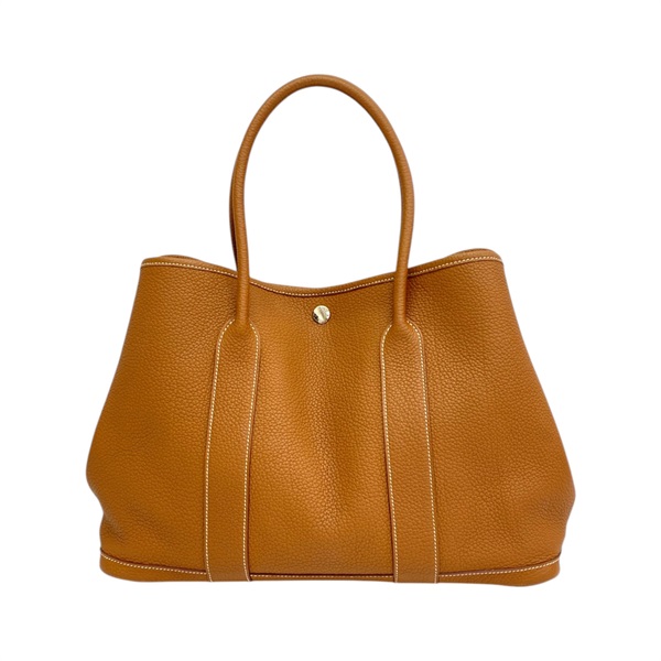 金棕色 Negonda牛皮 Garden Party 36 手提包 口P刻【HERMES 愛馬仕】 H051559CK37