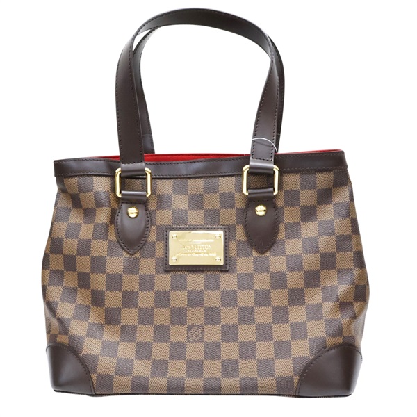 棕色 棋盤格 帆布 Hampstead PM 手提包【LOUIS VUITTON LV 路易威登】 N51205