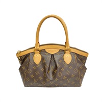 棕色 原花帆布 Tivoli PM 手提包 M40143【LOUIS VUITTON LV 路易威登】 M40143