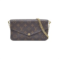 棕色 原花帆布 Felicie Pochette 肩背包 M61276【LOUIS VUITTON LV 路易威登】 M61276
