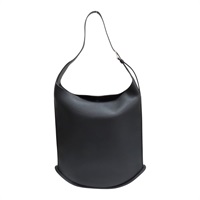 黑色 牛皮 Pin Hobo GM 肩背包【Delvaux德爾沃】 AA0655AQY099ZPA