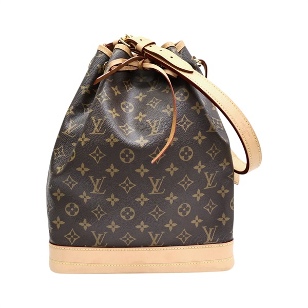 棕色 原花 帆布 Noe 水桶包 肩背包【LOUIS VUITTON LV 路易威登】 M46976