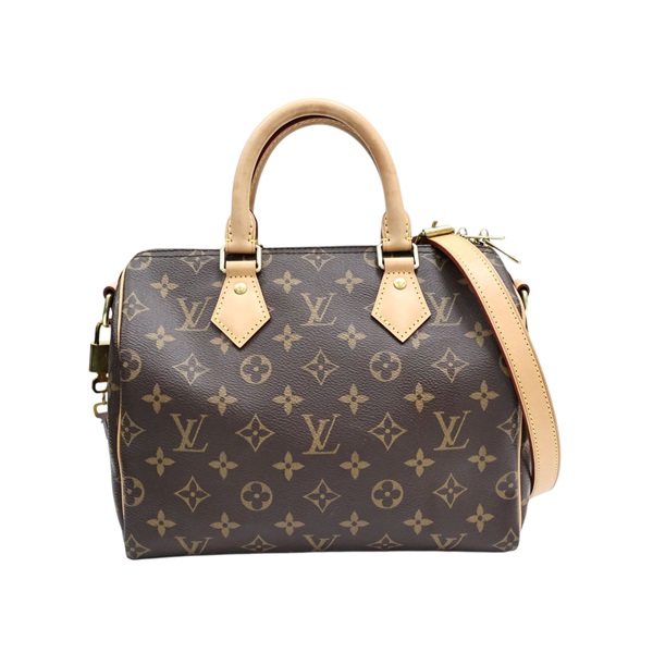 棕色 原花帆布 Speedy Bandouliere 25 两用包【LOUIS VUITTON LV 路易威登】 M41113