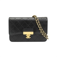 黑色羊皮 WOC 鍊帶 肩背包【CHANEL 香奈兒】
