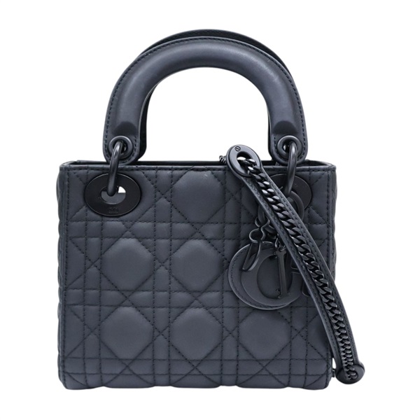 黑色 牛皮 Lady Dior Mini 兩用包【Dior 迪奧】 M0505SLOI