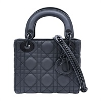 黑色 牛皮 Lady Dior Mini 兩用包【Dior 迪奧】 M0505SLOI
