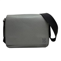 灰色 Taiga 牛皮 District PM 肩背包【LOUIS VUITTON LV 路易威登】 M30851