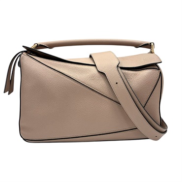 棕色 牛皮 Puzzle Small 兩用包【LOEWE 羅威】