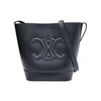 黑色 牛皮 Cuir Triomphe 肩背包【CELINE 賽琳】 198243DU3.38NO