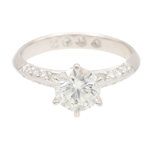 18K白金 鑽石 戒指 1.098ct【JEWELRY 無品牌珠寶】