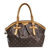 棕色 原花帆布 Tivoli 手提包 【LOUIS VUITTON LV 路易威登】 M40144