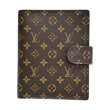 棕色 原花帆布 Mini Ring Agenda 150 筆記本套【LOUIS VUITTON LV 路易威登】 M99193