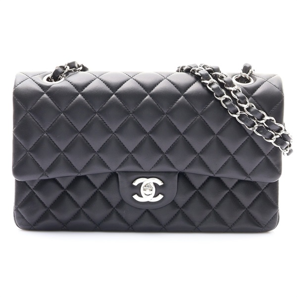 黑色 菱格紋 羊皮 Coco 25 肩背包【CHANEL 香奈兒】 A01112