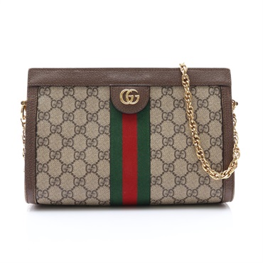 棕色 GG Supreme帆布 Ophidia 肩背包【GUCCI 古馳】 503877