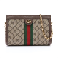 棕色 GG Supreme帆布 Ophidia 肩背包【GUCCI 古馳】 503877