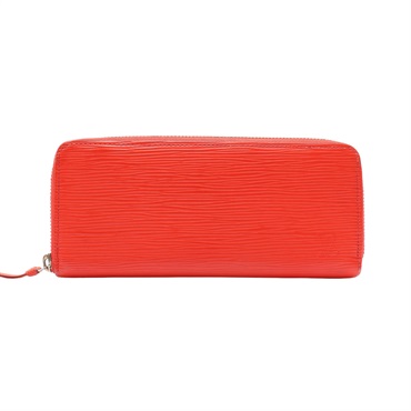 紅色 Epi水波紋 Portefeuille Clemence 拉鍊長夾【LOUIS VUITTON LV 路易威登】 M60913