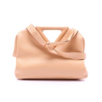 杏仁色 牛皮 Point Medium 兩用包【BOTTEGA VENETA BV 寶緹嘉】 652446