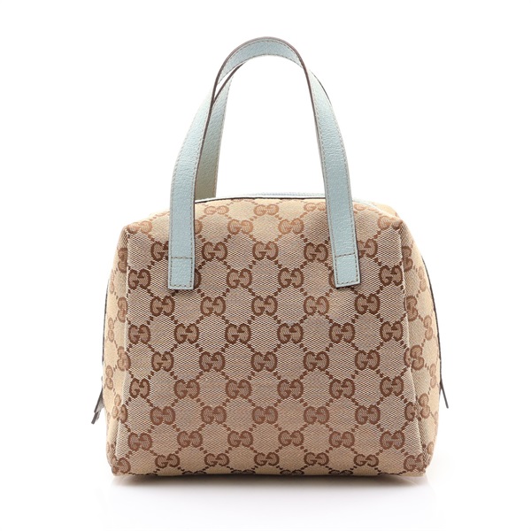 烏木色 GG 帆布 Mini 手提包【GUCCI 古馳】 124542